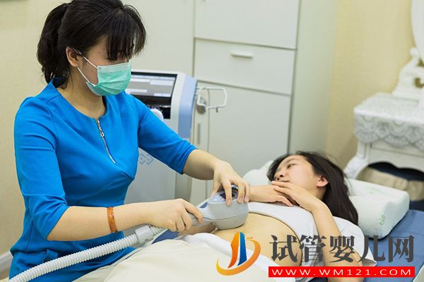 試管移植前后做理療有3點作用，電刺激治療疼痛可忍受(圖1)