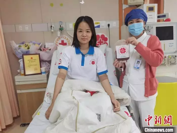 浙江“95后”造血干細胞捐獻者：用行動詮釋何為白衣天使(圖1)